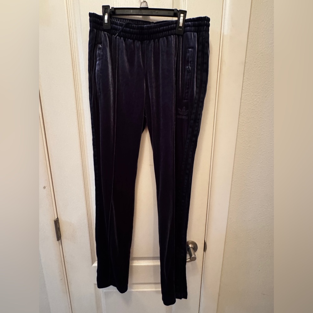 Adidas Navy Velvet Track Pants